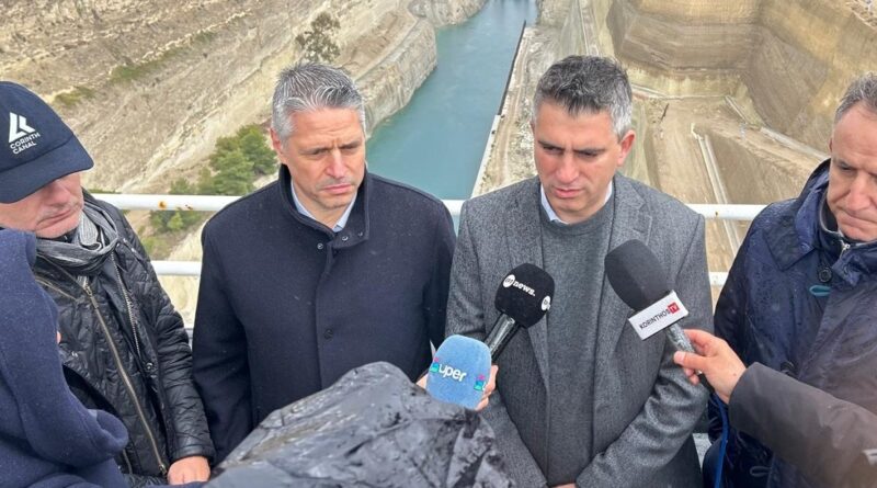 Χρίστος Δήμας: Εντείνονται οι εργασίες στη Διώρυγα της Κορίνθου με στόχο να ανοίξει τον Ιούλιο 