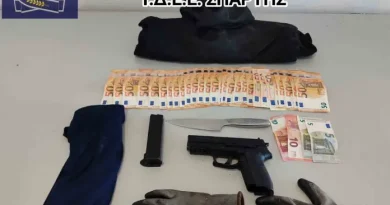 Συνελήφθη 39χρονος για ληστεία στο Γύθειο