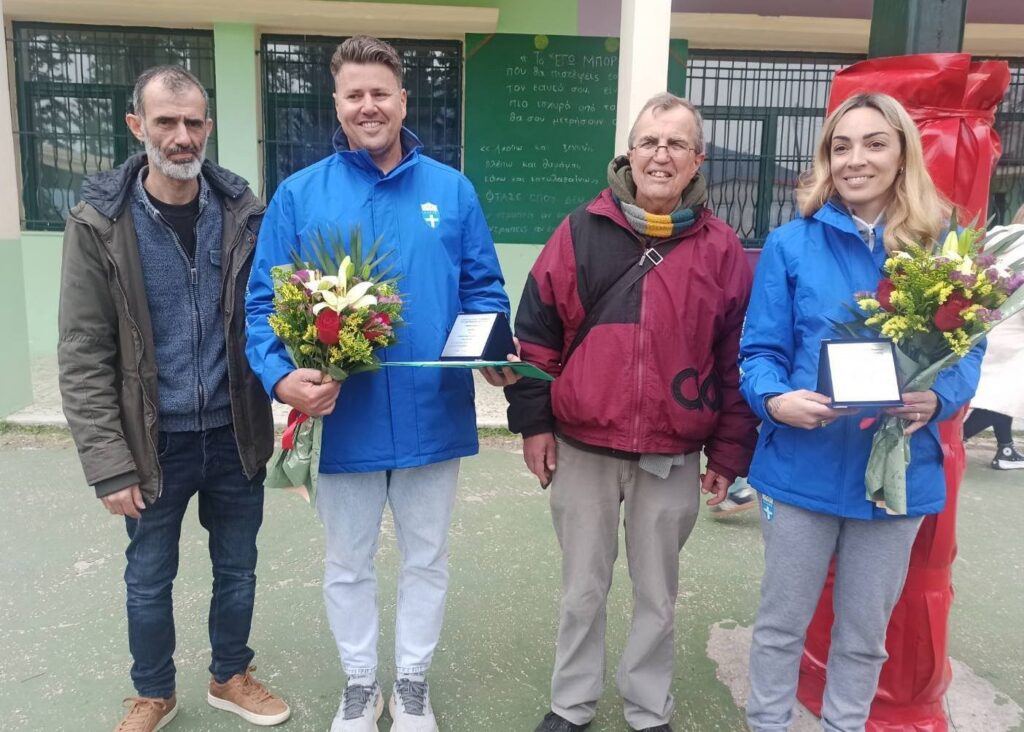 Επίσκεψη δύο Ολυμπιονικών στο 1ο Δημοτικό σχολείο Νεμέας
