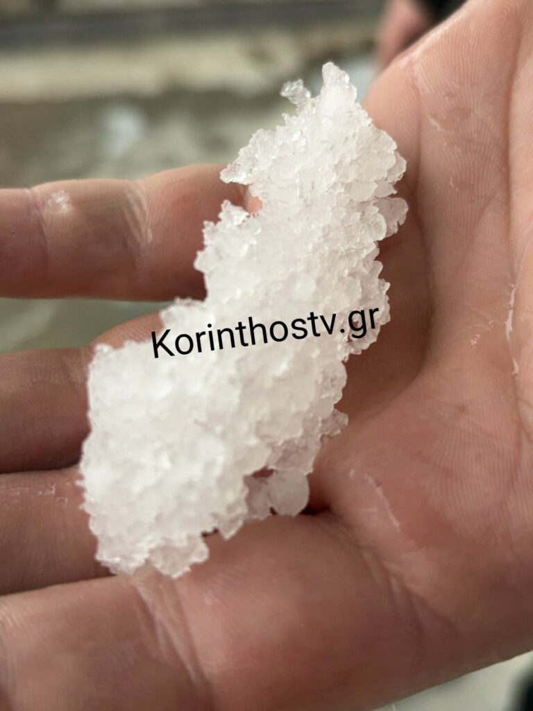 Ισχυρό χαλάζι έπληξε την Νεμέα και τις γύρω περιοχές -VIDEO