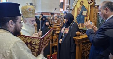 Η ενθρόνιση της νέας Ηγουμένης στο Ι. Ησυχαστήριο «ο Τίμιος Σταυρός» Μαψού Κορινθίας