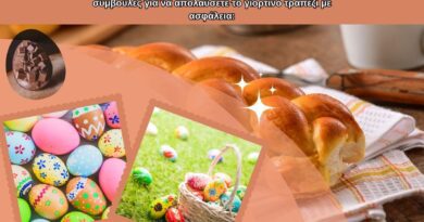 Οδηγίες για την Ασφάλεια των Τροφίμων στο Πασχαλινό Τραπέζι