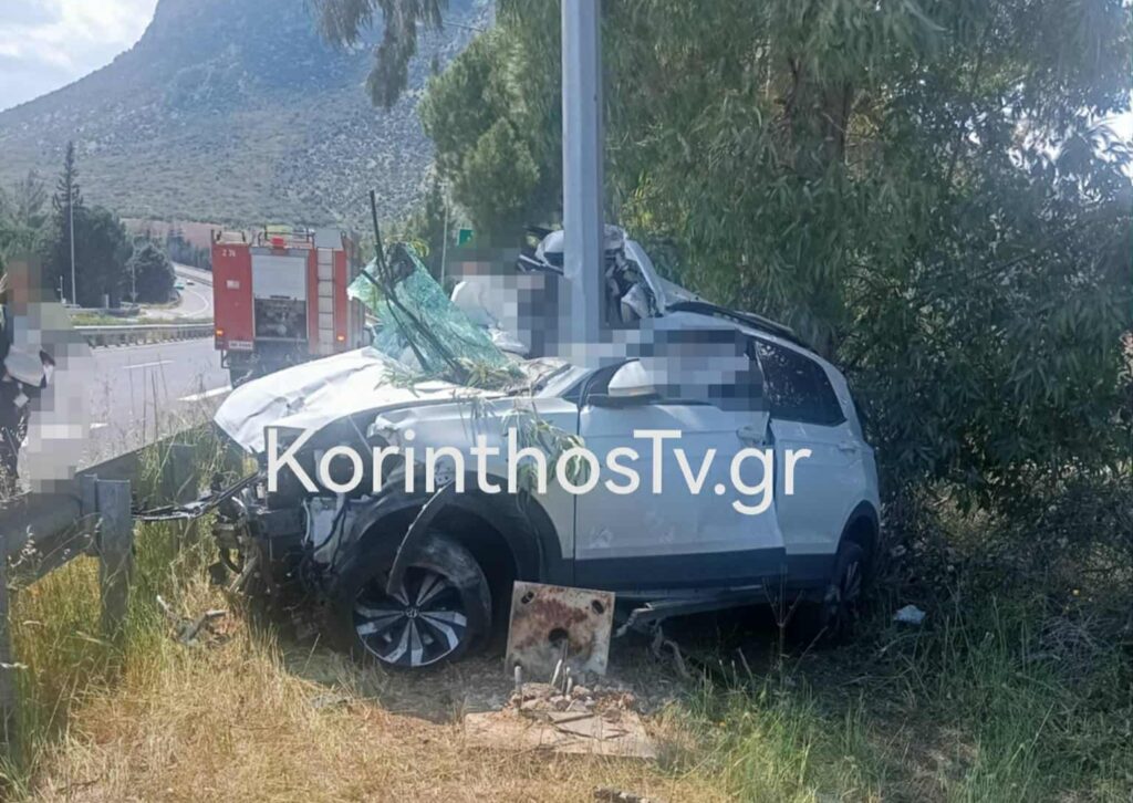 Σοβαρό τροχαίο στην εθνική οδό Κορίνθου - Τριπόλεως, στον κόμβο Νεμέας