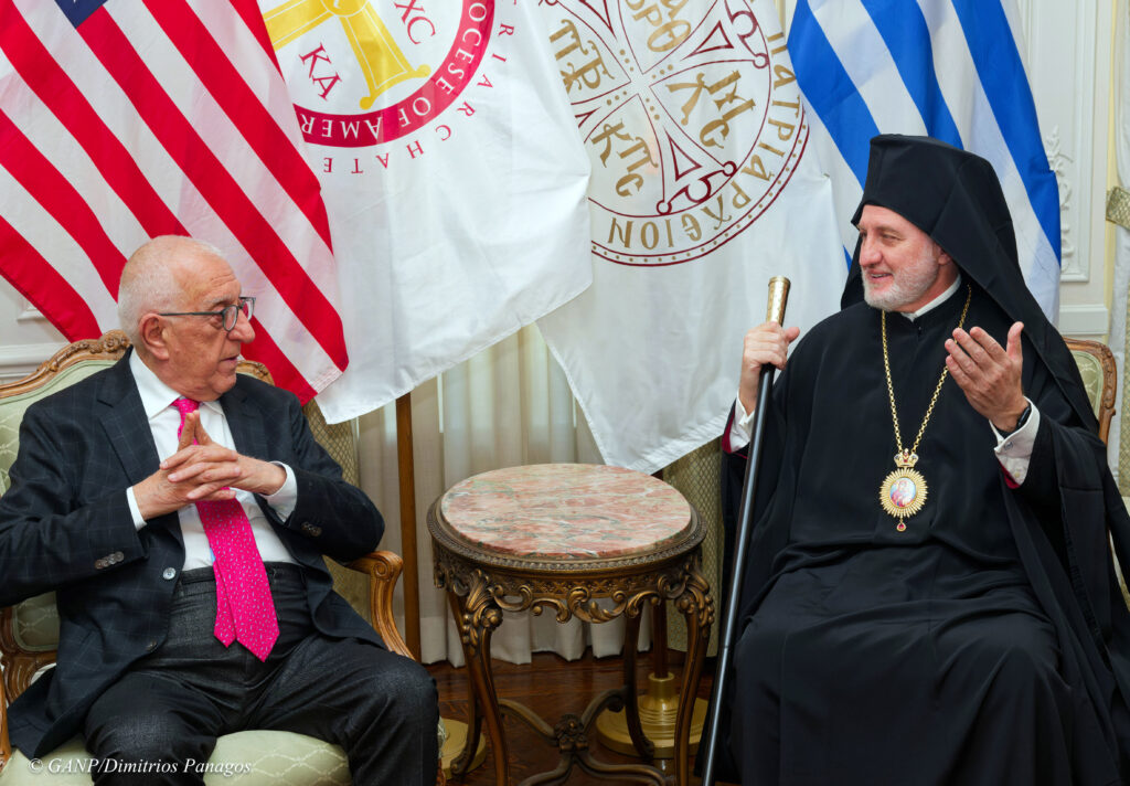 Συνάντηση εθνικού συμβολισμού στη Νέα Υόρκη: Ο Πρόεδρος της Βουλής Νικήτας Κακλαμάνης με τον Αρχιεπίσκοπο Ελπιδοφόρο