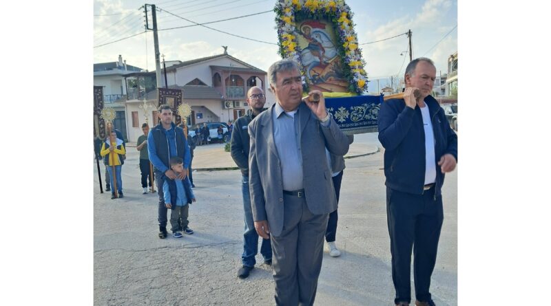 Νεμέα: Περιφορά εικόνας του Αγίου Γεωργίου, πολιούχου της πόλης