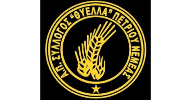 Πρόσκληση για την τελετή εγκαινίων των νέων σύγχρονων αποδυτηρίων της Θύελλας Πετρίου