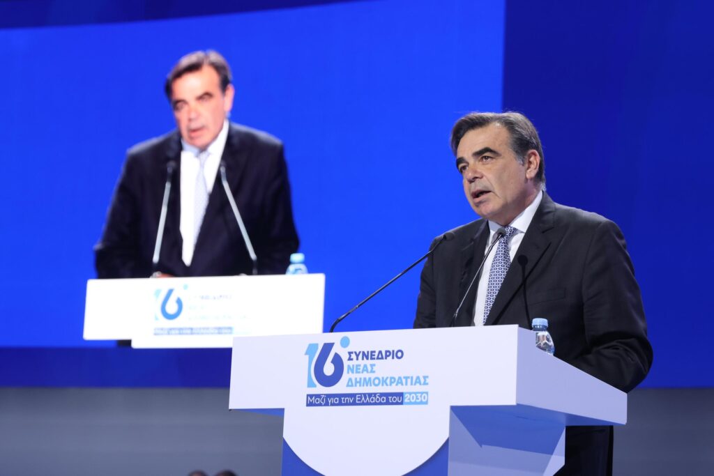 Μαργαρίτης Σχοινάς στο συνέδριο της ΝΔ: Η κυβέρνηση θα σπάσει παθογένειες πολλών δεκαετιών