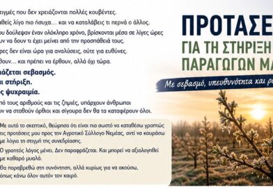 Φραγκίσκος Παπαγεωργίου: Προτάσεις για την Στήριξη των Παραγωγών μας