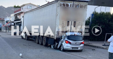 Τραγωδία στη Ζαχάρω: 29χρονος νεκρός μετά από σύγκρουση με νταλίκα
