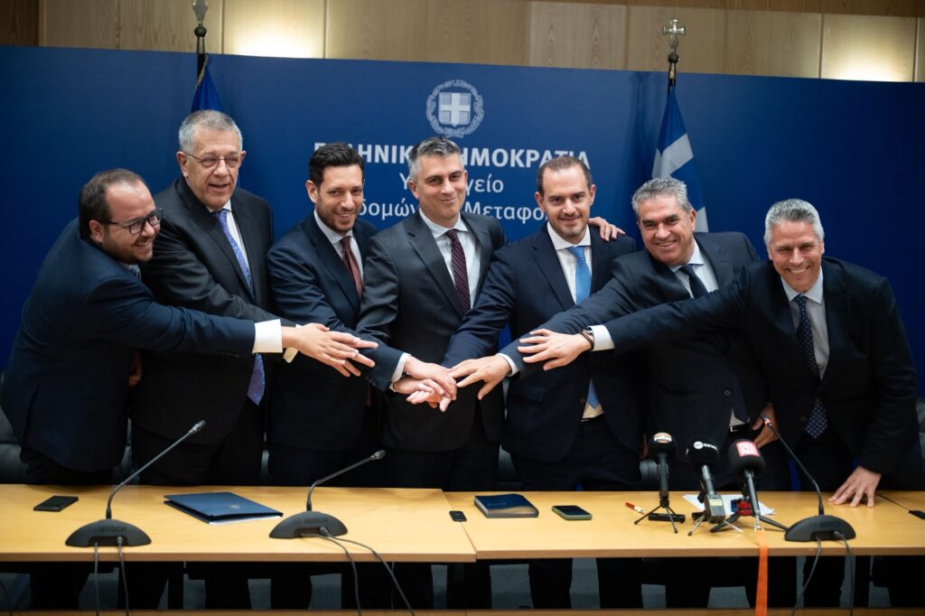 Τελετή παράδοσης – παραλαβής στο Υπουργείο Υποδομών και Μεταφορών