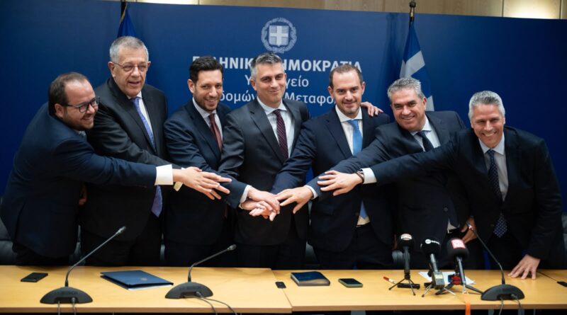Τελετή παράδοσης – παραλαβής στο Υπουργείο Υποδομών και Μεταφορών