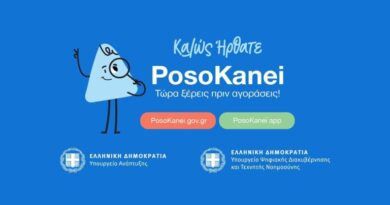 Νέα ψηφιακή πλατφόρμα Posokanei: Σύγκριση τιμών για περίπου 10.000 προϊόντα