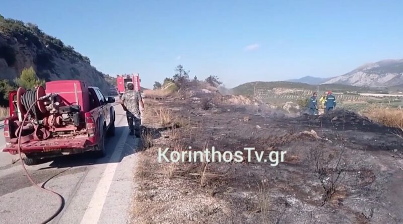 Φωτιά στην Αρχαία Νεμέα