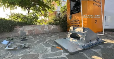 Αργολίδα: Ανατίναξαν το μηχάνημα αυτόματης ανάληψης χρημάτων ΑΤΜ στα Φίχτια