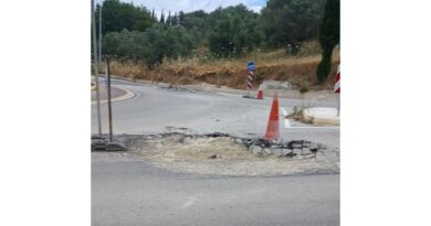 Δήμος Νεμέας: «Καθυστέρηση στην αποκατάσταση επικίνδυνου οδοστρώματος»