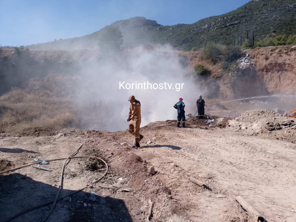 Υπό έλεγχο η φωτιά στη Νεμέα -VIDEO