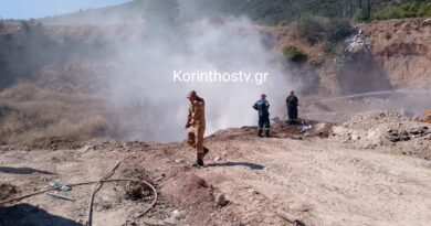 Υπό έλεγχο η φωτιά στη Νεμέα -VIDEO