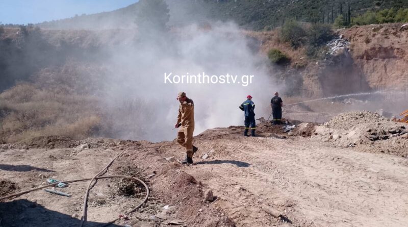 Υπό έλεγχο η φωτιά στη Νεμέα -VIDEO