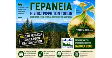 Τα Γεράνεια: Η Αρχή της Επιστροφής των Τόπων
