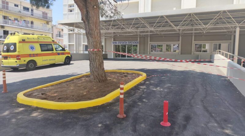 Γιατί παραμένουν ερμητικά σφραγισμένα τα νέα ΤΕΠ Νοσοκομείου Κορίνθου που εγκαινιάστηκαν προχθές;
