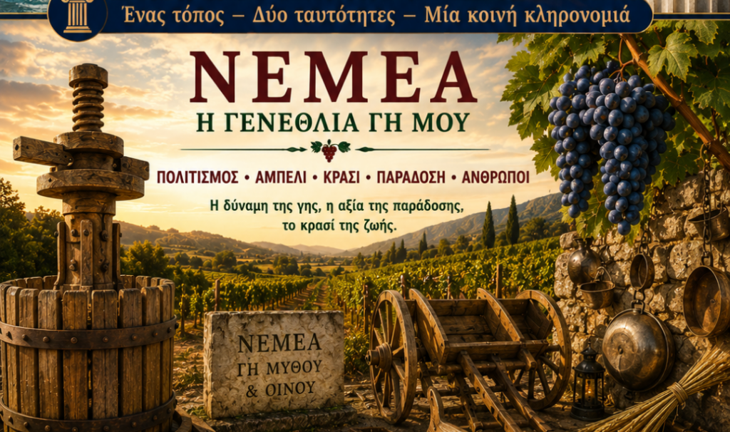Η Πρωτεύουσα Πόλη και η Γενέθλια Γη μου η Νεμέα