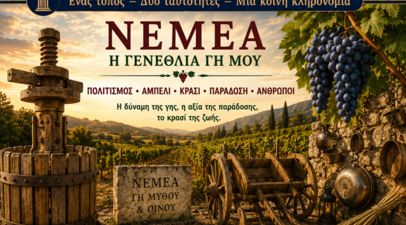 Η Πρωτεύουσα Πόλη και η Γενέθλια Γη μου η Νεμέα