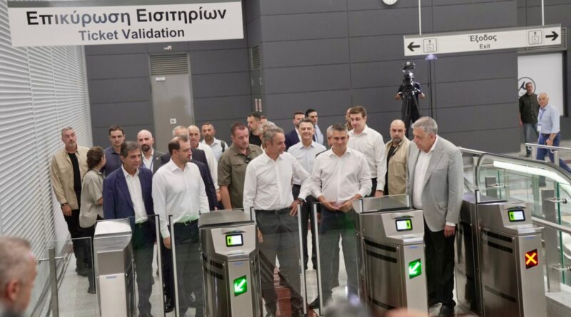 Χρίστος Δήμας: Παραδίδουμε με τον Πρωθυπουργό την επέκταση του Μετρό Θεσσαλονίκης προς τηνΚαλαμαριά – Πέντε νέοι σταθμοί αλλάζουν την καθημερινότητα χιλιάδων πολιτών