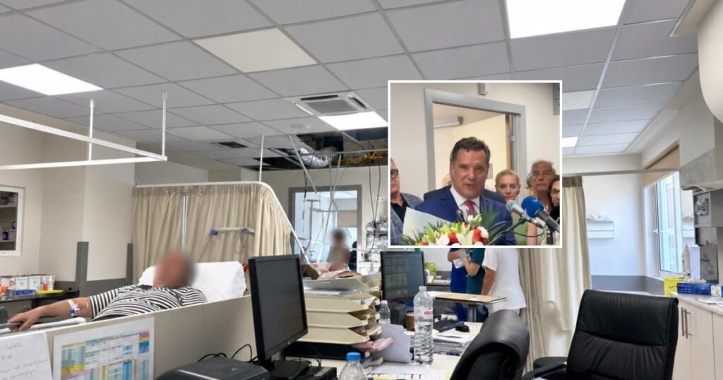 Άδωνις για νοσοκομείο Κορίνθου: Η ψευδοροφή ξηλώθηκε από εργαζόμενους