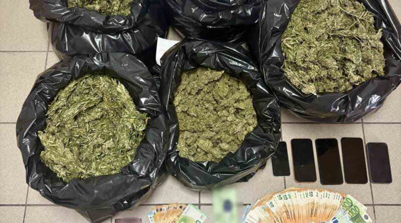 Καλαμάτα: Συνελήφθησαν 4 άτομα για διακίνηση κάνναβης