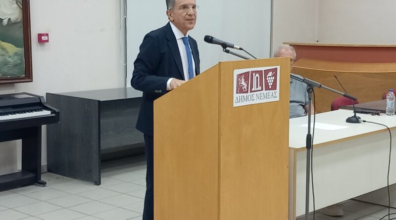 Βαγγέλης Ανδριανάκος: Για την παρουσία του Γιώργου Αυτιά στην τελετή έναρξης των Μεγάλων Ημερών της Νεμέας