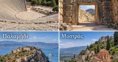 Μόλις 3.500€ τον μήνα το μίσθωμα των πωλητηρίων σε Επίδαυρο, Μυκήνες, Παλαμήδι και Μυστρά