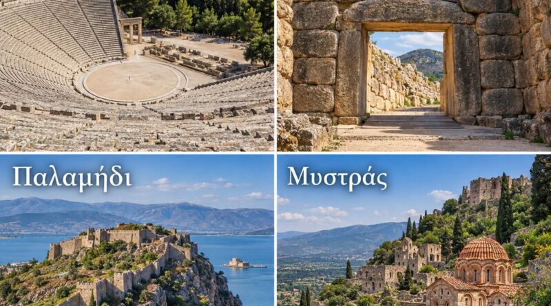 Μόλις 3.500€ τον μήνα το μίσθωμα των πωλητηρίων σε Επίδαυρο, Μυκήνες, Παλαμήδι και Μυστρά