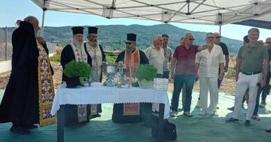 Νεμέα: Αγιασμός πραγματοποιήθηκε στο Εργοστάσιο Επεξεργασίας Λυμάτων