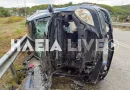 Ηλεία: Έξι τραυματίες σε μετωπική σύγκρουση