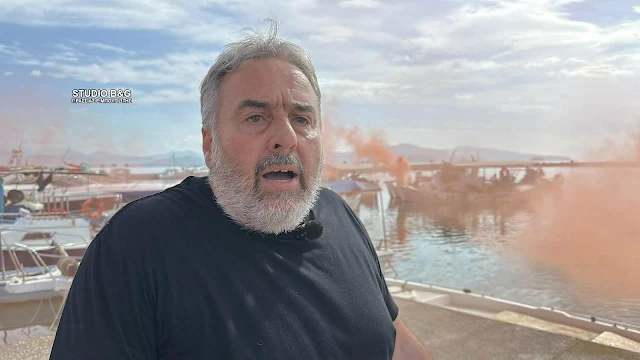 Δυναμική κινητοποίηση από τους αλιείς της Αργολίδας στο λιμάνι της Νέας Κίου -VIDEO