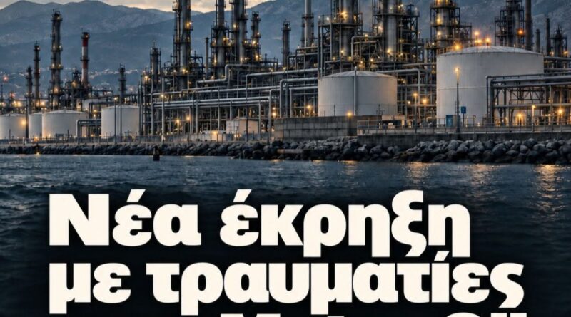 Νέα έκρηξη στη Motor Oil με δύο τραυματίες. Απαιτούνται απαντήσεις και άμεσα μέτρα προστασίας