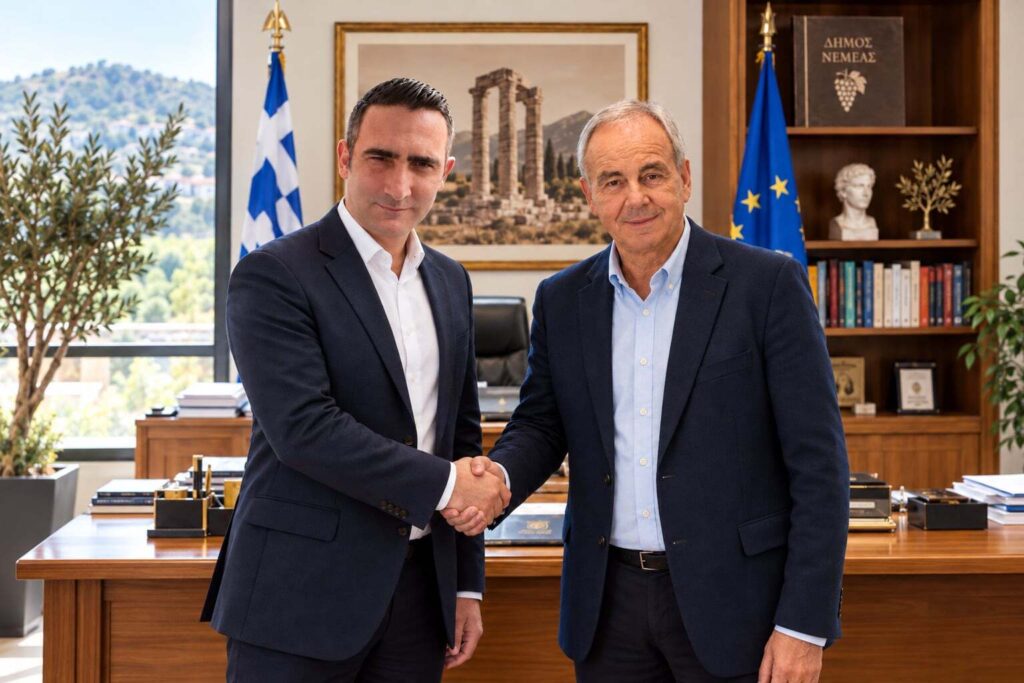 Προγραμματική Συμφωνία Δημάρχου Νεμέας Κώστα Φρούσιου με τον Φραγκίσκο Παπαγεωργίου