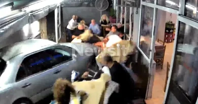 Θεσσαλονίκη: Μεθυσμένος οδηγός έπεσε με το αυτοκίνητο σε ταβέρνα – Τρεις τραυματίες