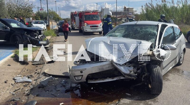 Τροχαίο στον Πύργο: Μία νεκρή και δύο σοβαρά τραυματίες σε μετωπική σύγκρουση