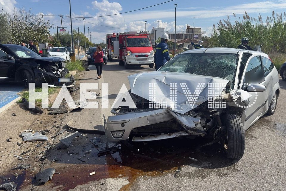 Τροχαίο στον Πύργο: Μία νεκρή και δύο σοβαρά τραυματίες σε μετωπική σύγκρουση