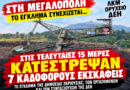 Τις τελευταίες 15 ημέρες καταστράφηκαν 7 εκσκαφείς στο ορυχείο της ΔΕΗ Μεγαλόπολης