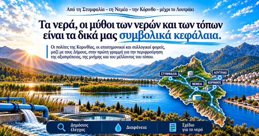 ΕΥΔΑΠ και ΚΟΡΙΝΘΙΑ: ΠΟΙΟΣ ΑΠΟΦΑΣΙΖΕΙ ΓΙΑ ΤΑ ΝΕΡΑ ΜΑΣ;